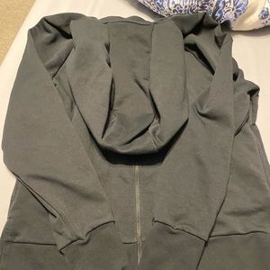 Nike zip up black hoodie